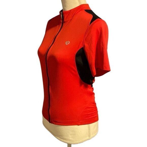 Pearl Izumi Elite Full Zip Front Select Cycling Jersey Top Red Black Size Small - Picture 3 of 7